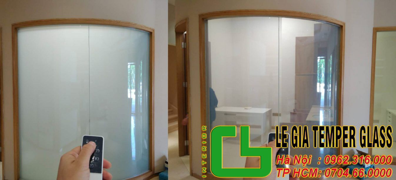 kính điện thông minh Legaro vách cong 1
