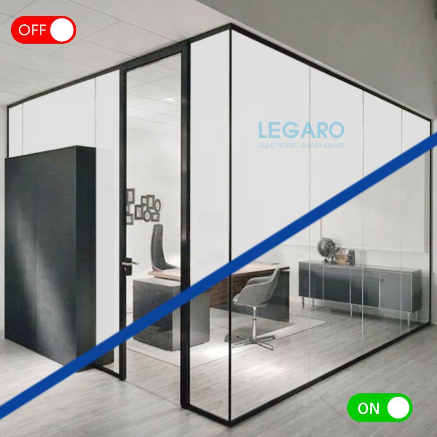 Thi công kính điện thông minh Legaro tại Bình Dương