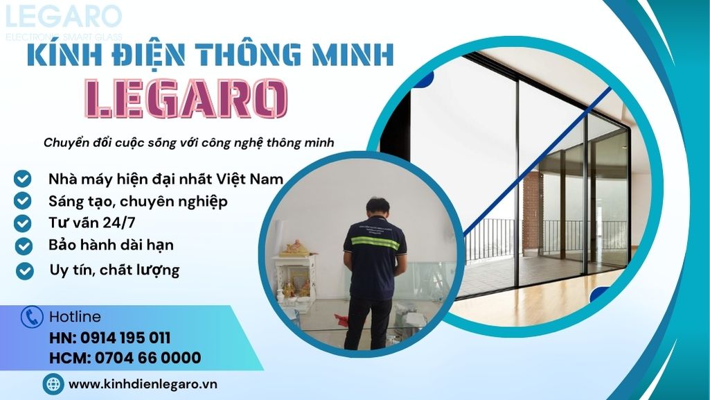 thi công lắp đặt kính điện thông minh tại Phú Yên